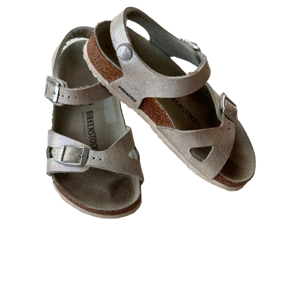 Birkenstock Kids Milano Metallic Iridescent